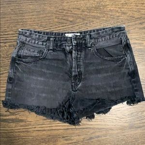 Free People denim shorts